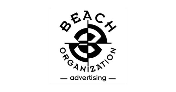 Logo Beach Organization Advertising